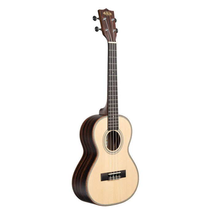 Kala Solid Spruce Top Striped Ebony Tenor Ukulele (KA-SSEBY-T)
