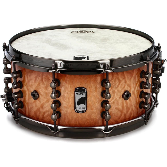 Mapex Black Panther Design Lab Versatus Snare Drum - 14 x 6.5 inch - Peach Burl Burst (BPDLMH4650-LPWd1)