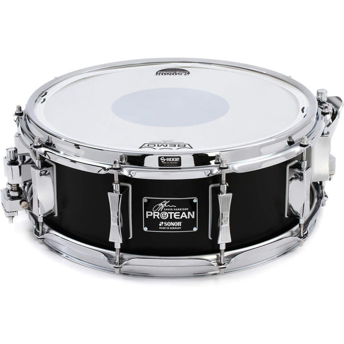 Sonor Gavin Harrison Signature Birch 14x5.25" Snare Drum - Semi Gloss Black (SSD-140525-GHPRM)