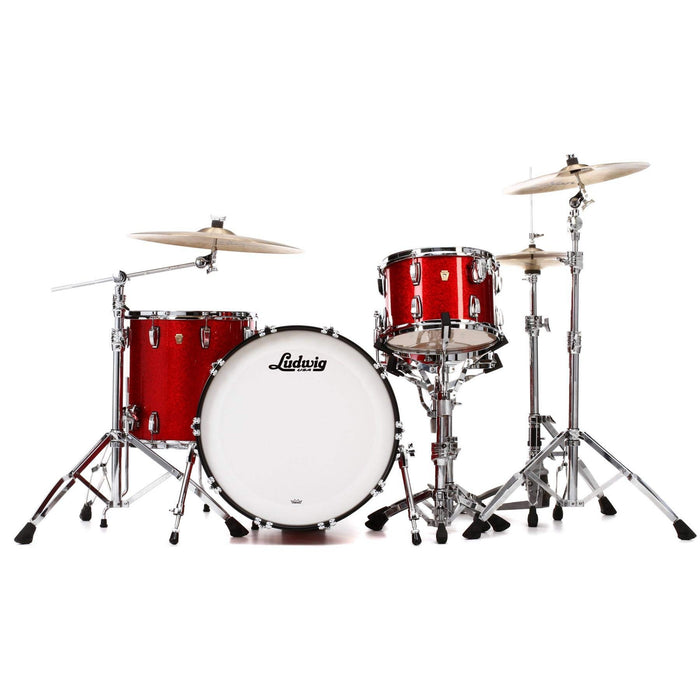 Ludwig Classic Maple Fab 22 Shell Pack - Red Sparkle (L84233AX27WC)