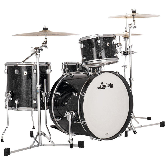 Ludwig NeuSonic 3-piece Shell Pack with 20" Bass Drum - Ebony Pearl (LN34023TXA8)