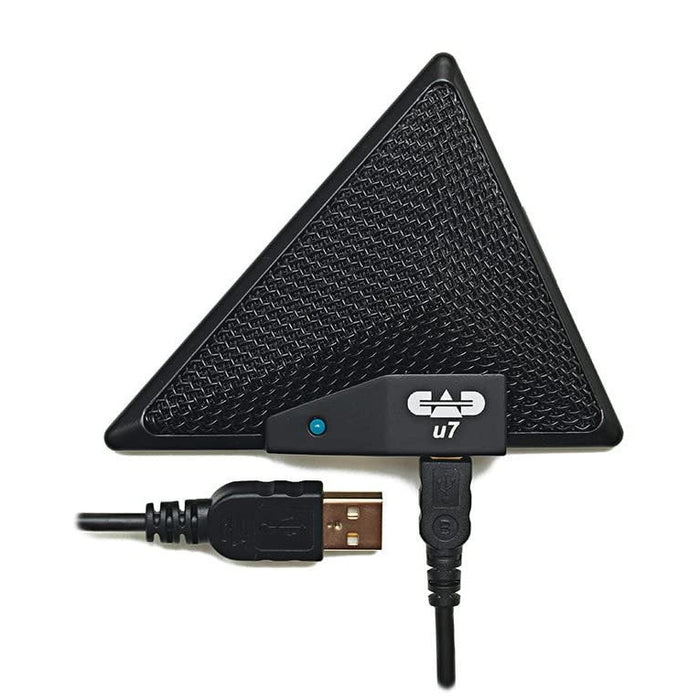 CAD Audio USB Boundary Omnidirectional Condenser Microphone, Black (U7-U)