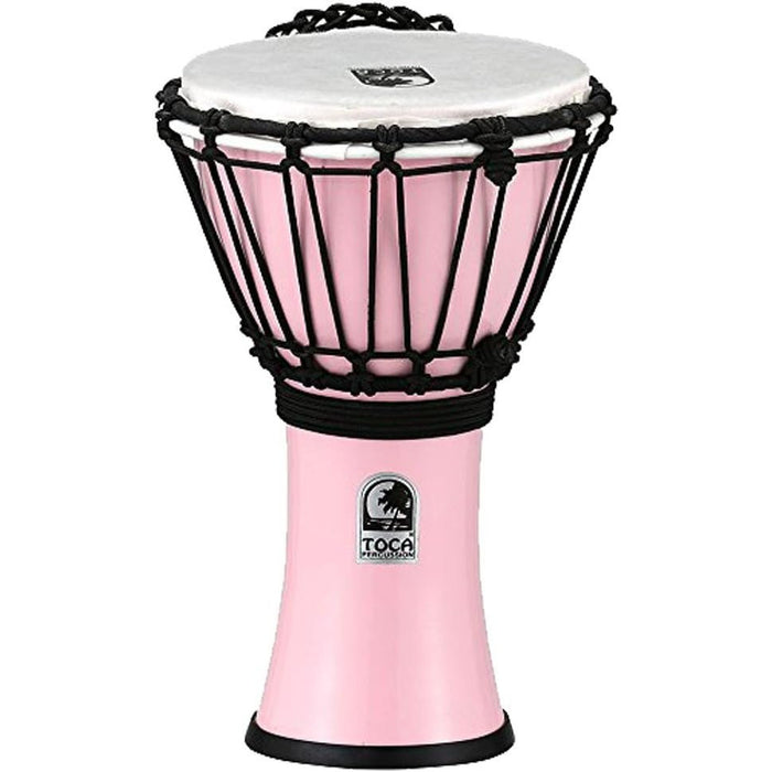 Toca TFCDJ-7PK Colorsound 7-Inch Djembe, Pastel Pink