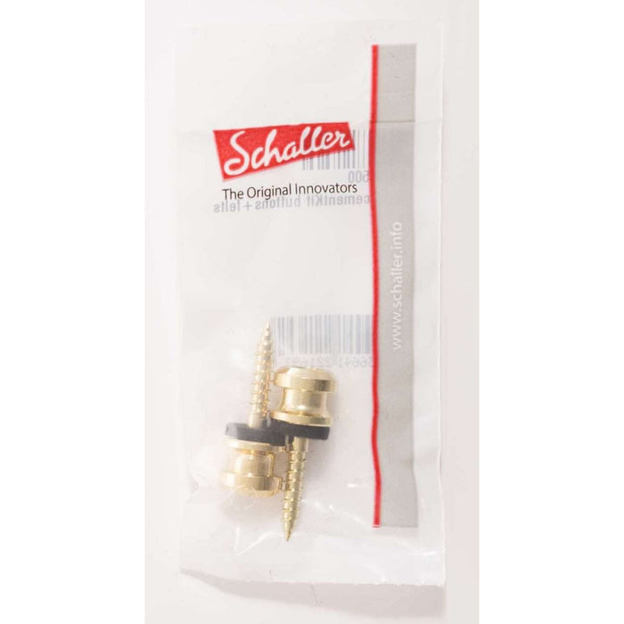 Schaller S-Lock Straplock Replacement Buttons - Gold (24030500)