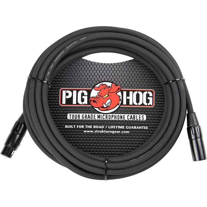 Pig Hog 25-Foot High Performance 8mm XLR Microphone Cable (PHM25)