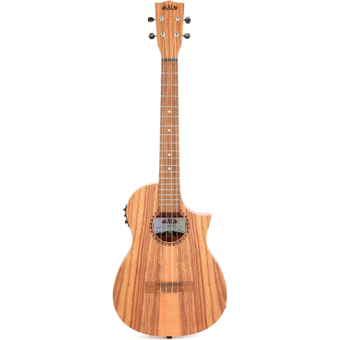 Kala Teak Tri-Top Baritone Ukulele w/ Cutaway & EQ (KA-TK-B-CE)