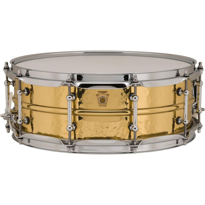 Ludwig 5x14' Hammered Brass Snare Drum (LB420BKT)