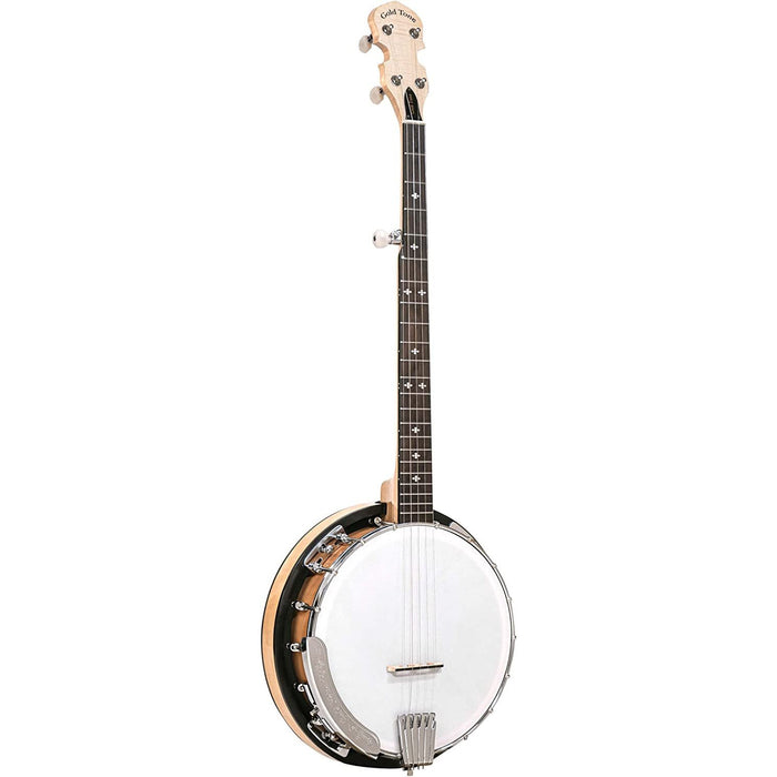 Gold Tone CC-100R Cripple Creek Banjo with Resonator (Five String, Clear Maple)