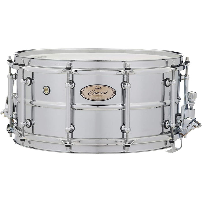 Pearl 14" X6.5" Concert Steel Snare Drum