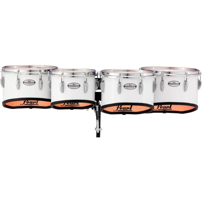 Pearl 10, 12, 13, 14 Championship Maple Marching Tom Set, Shallow Cut w/R Ring #33 (PMTMS0234/A33)