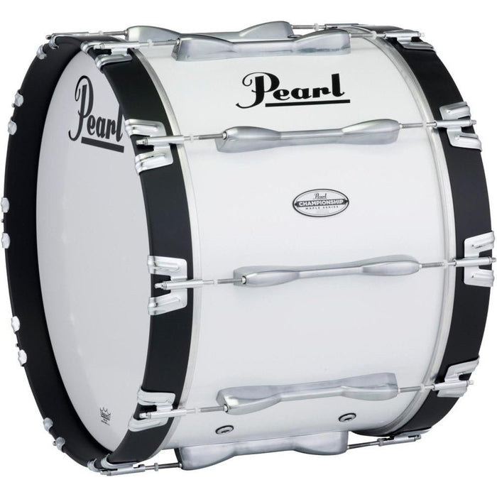 Pearl 26x14" Championship Maple Marching Bass Drum - Pure White (PBDM2614/A33)