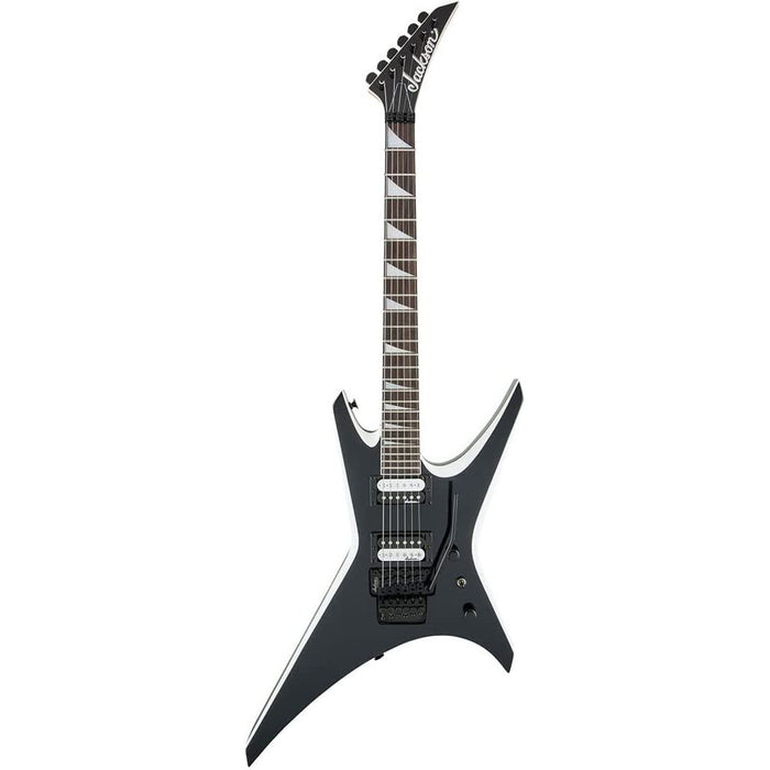 Jackson JS Series Warrior JS32, Amaranth Fingerboard, Black with White Bevels Electric Guitar