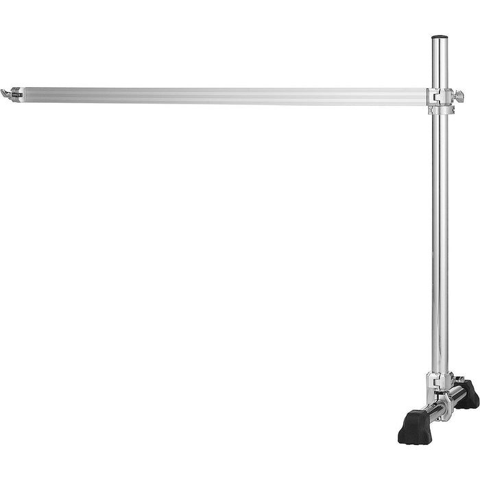 Pearl Icon Curved Rack Expansion Bar with Leg - Chrome (DR511CE)