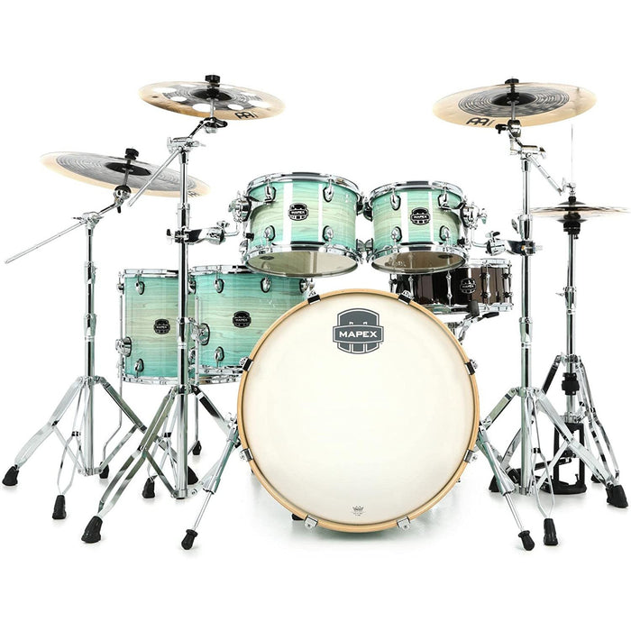 Mapex Armory Series Exotic Studioease Shell Pack with Fast Toms Ultramarine Gloss