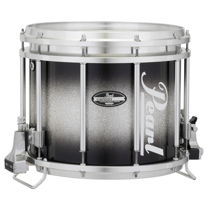 Pearl Championship CarbonCore Varsity FFX Marching Snare Drum Burst Finish 13 x 11 in. Black Silver #368