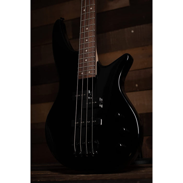 Jackson JS Series Spectra Bass JS2 4-String Electric Guitar with Laurel Fingerboard (Right-Handed, Gloss Black)