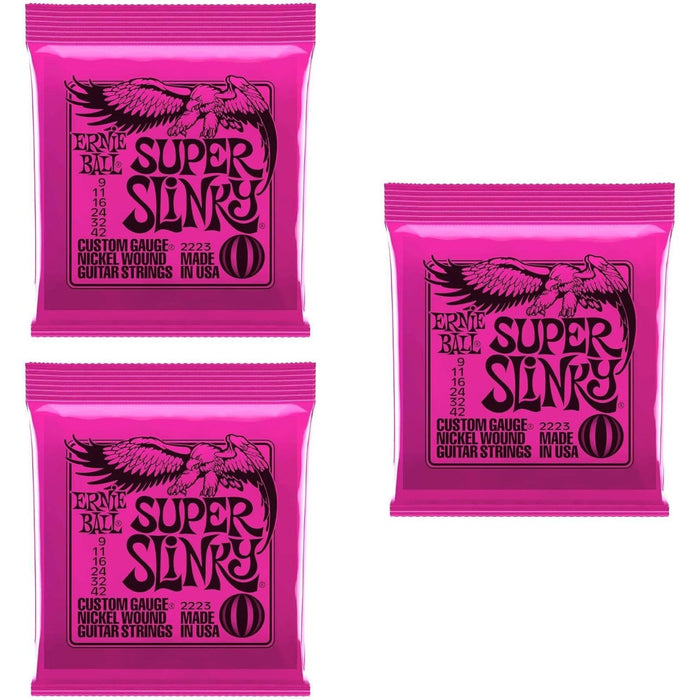 Ernie Ball Power Slinky Guitar Strings - Pack of 3 (P02220)