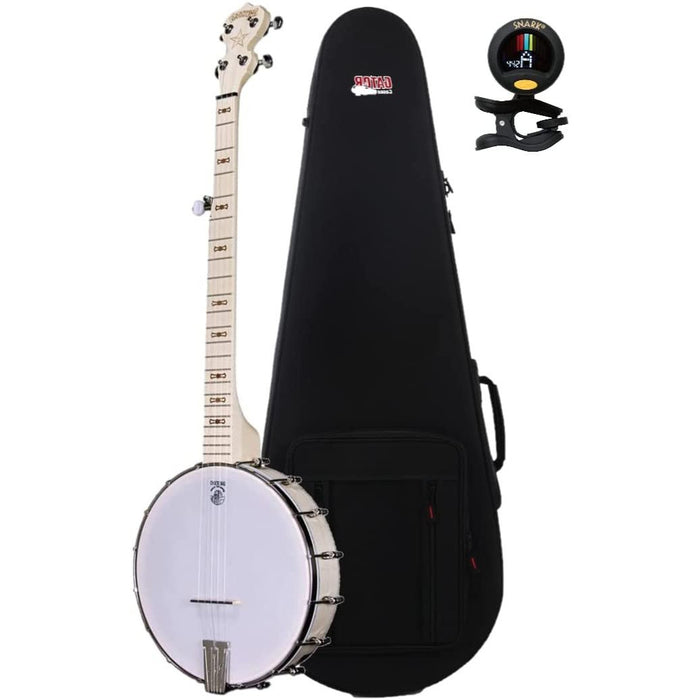 Deering Goodtime 5-String Openback Banjo with Gator Case and Snark Tuner