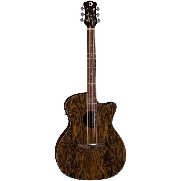 Luna Gypsy Exotic Caidie Acoustic-Electric Guitar - Gloss Natural (GYP E CAIDIE)