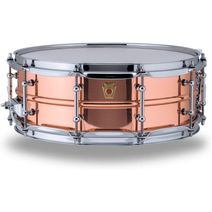 Ludwig Copper Phonic Smooth Snare Drum 14 x 5 in. Smooth Finish with Tube Lugs