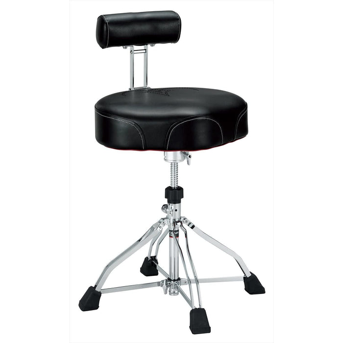 Tama 1st Chair Ergo-Rider Drum Throne with Backrest Black