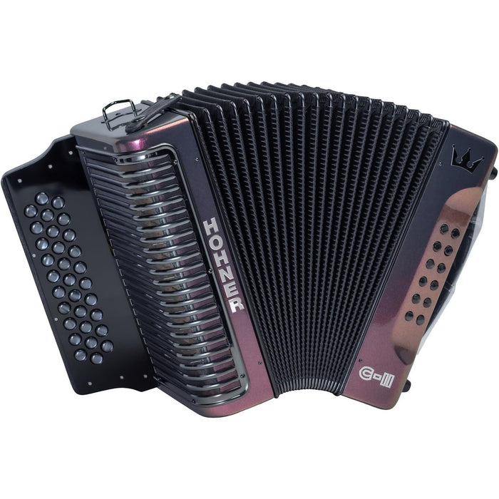 Hohner Corona C-II FBbEb Accordion - Red to Gold (C-II FBbEb RTG)