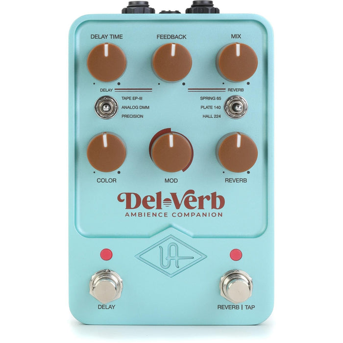 Universal Audio Del-Verb Ambience Companion Reverb and Delay Pedal (UA-DEL-VERB-U)