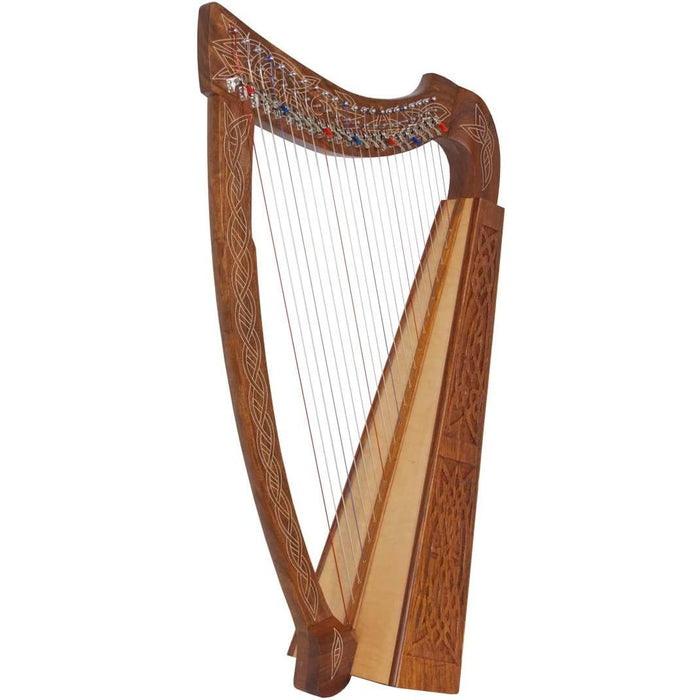 Roosebeck 22-String Heather Harp w/Full Chelby Levers - Knotwork