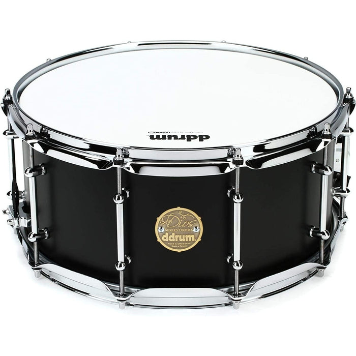 ddrum Dios Maple Snare Drum - 6.5 x 14 inch - Satin Black