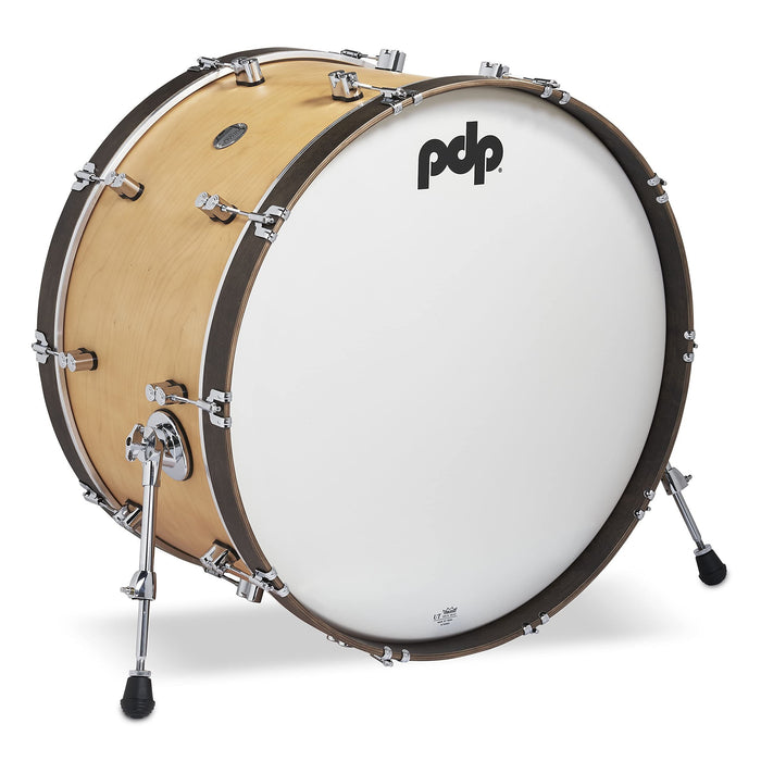 Pacific Drums & Percussion Add-Ons PDP Concept Classic, 14x26, Natural/Walnut Hoops Kick Drum (PDCC1426KKNW)