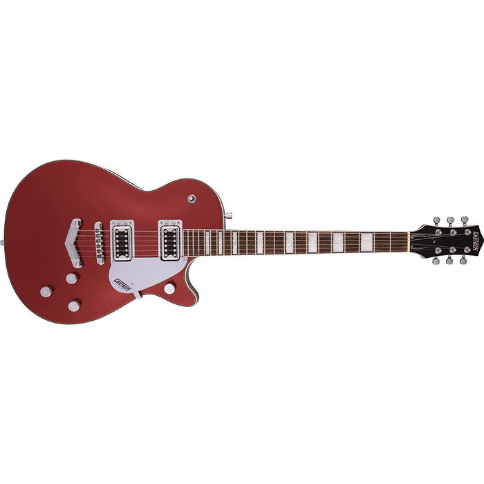 Gretsch G5220 Electromatic Jet BT Single-Cut Solid Body 6-String Electric Guitar with V-Stoptail, 12-Inch Laurel Fingerboard, and Set-Neck (Right-Handed, Firestick Red)