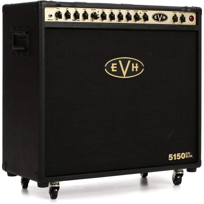 EVH 2x12 50-watt Tube Combo Amp with EL34 Tubes - Black (5150III)