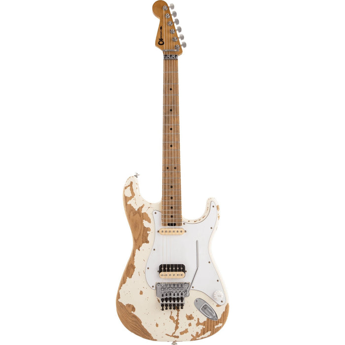 Charvel Super-Stock SC1 Artist Signature Limited-Edition Henrik Danhage Electric Guitar - White Relic (296-6035-855)