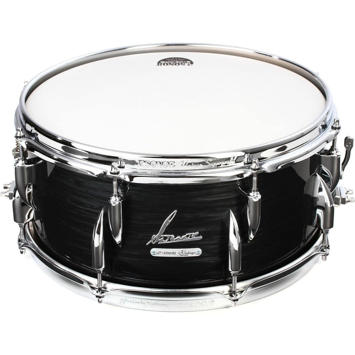 Sonor Vintage Series 14x6.5" Snare Drum - Vintage Black Slate (VT-1465-SDW-VBS)