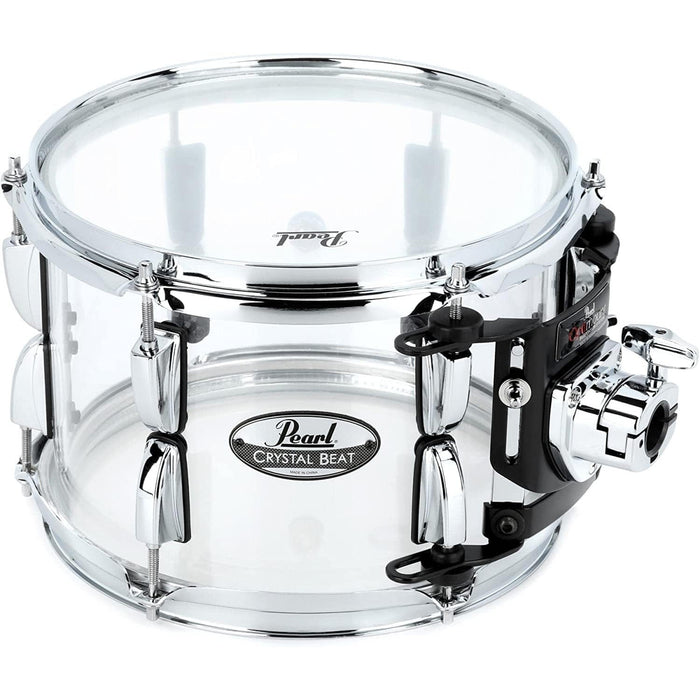 Pearl Crystal Beat 13"x9" Crystal Beat Tom w/OptiMount in Ultra Clear Acrylic (#730) (CRB1309T/C730)