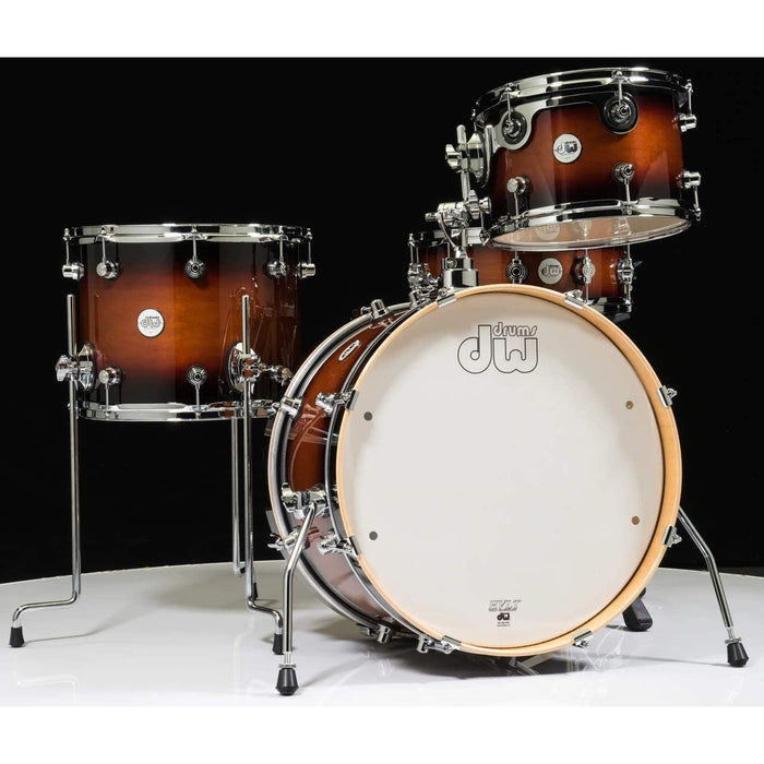 DW Design Series Frequent Flyer 4pc Shell Pack - Tobacco Burst