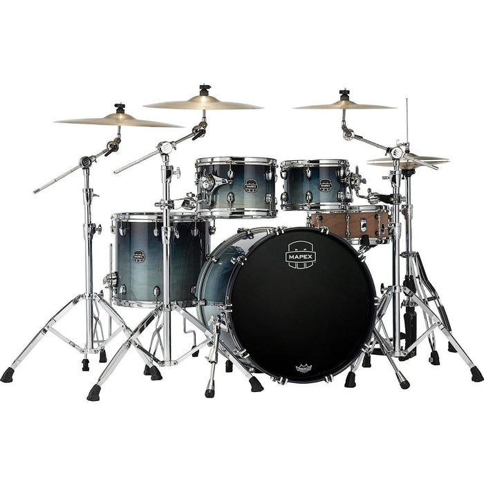 Mapex Saturn 4-piece Rock Shell Pack - Teal Blue Fade