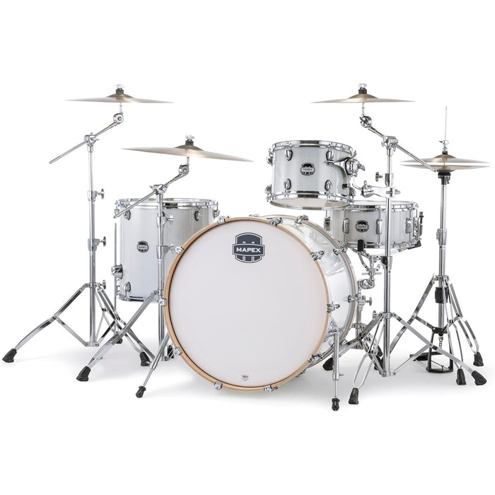 Mapex Mars 4-Piece Rock Shell Pack w/ 24" Bass Drum - Diamond Sparkle (MA446SDT)