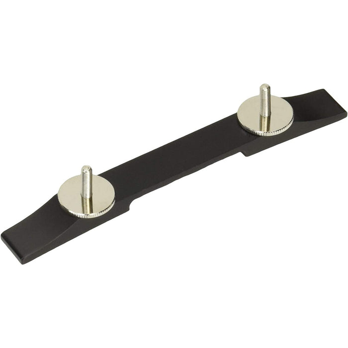 Fender Gretsch Adjustable Bridge Base for Archtop Guitars, Ebony and Nickel