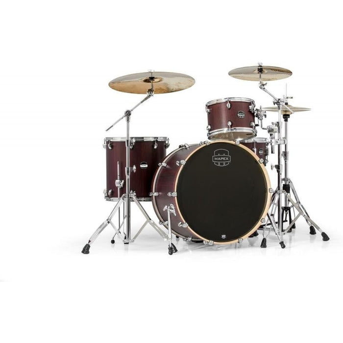 Mapex MA446SRW Mars Series 4-Piece Rock 24 Shell Pack w/ 24" Bass Drum - Bloodwood