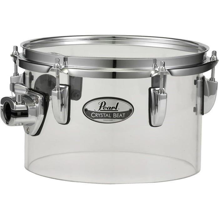 Pearl Crystal Beat 6"x5.5" Single-Headed Tom (#730) Ultra Clear Acrylic (CRB0655ST/C730)