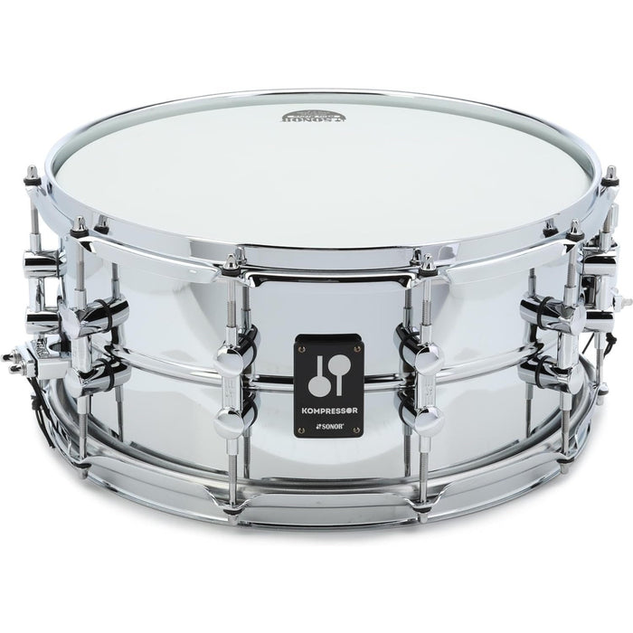 Sonor Kompressor Series Steel Snare Drum - 6.5x14" (KS-1465-SDS)