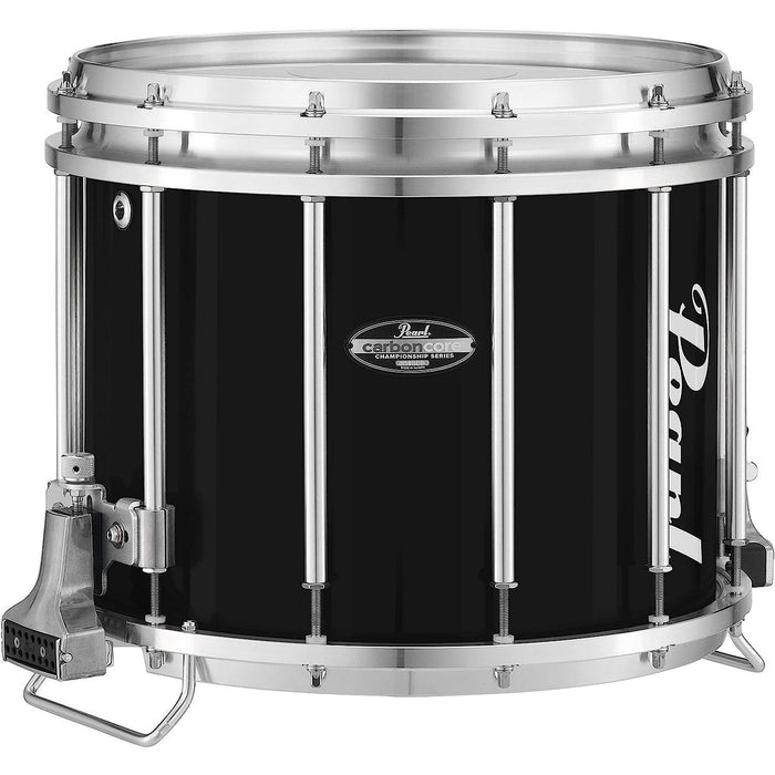 Pearl 14x12" Carboncore FFX Marching Snare Drum - Piano Black (FFXCC1412/A103)