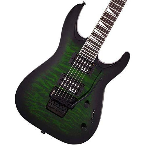 Jackson JS Series Dinky Arch Top JS32Q DKA 6-String Electric Guitar - Transparent Green Burst (291-8804-587)