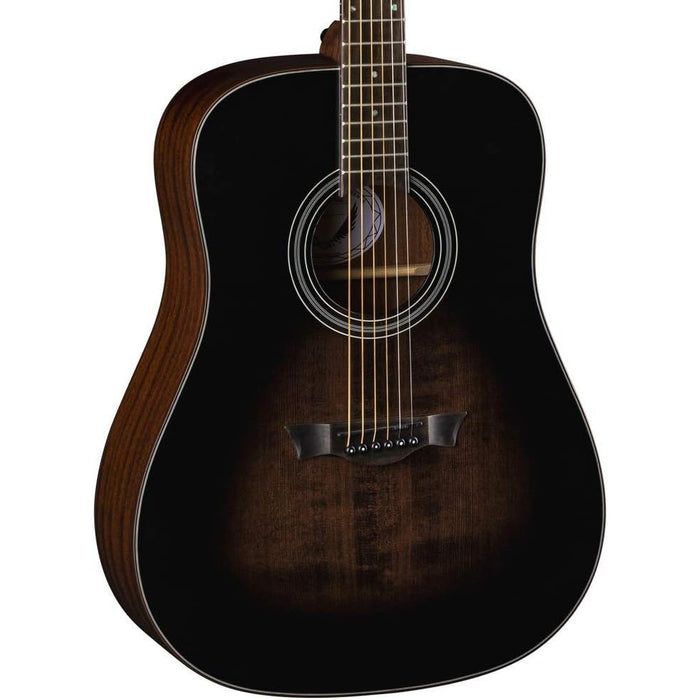 Dean Guitars 6 String St Augustine Dreadnaught Solid Top Acoustic Guitar, Right, Satin Vintage Black Burst (SA DREAD VB)