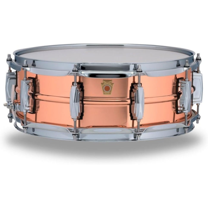Ludwig Copper Phonic Smooth Snare Drum 14 x 5 in. Smooth Finish with Imperial Lugs