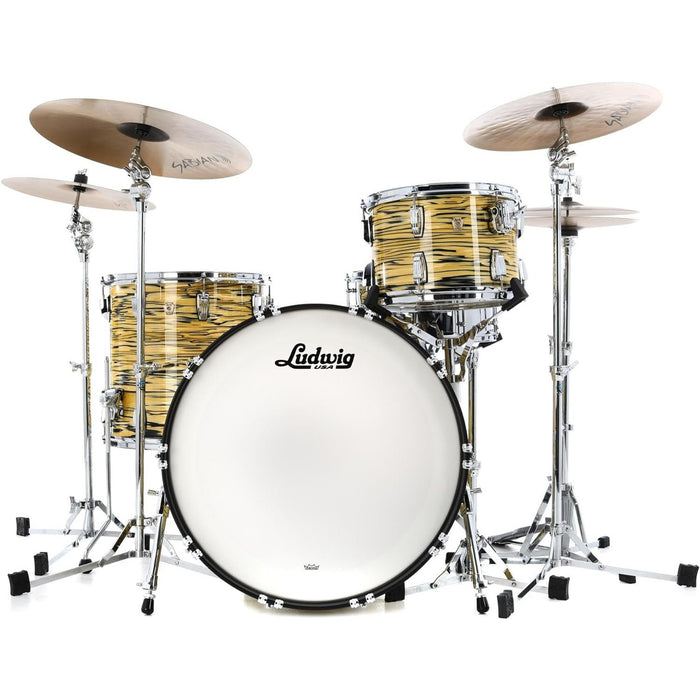 Ludwig Classic Maple Pro Beat 3-piece Shell Pack - Lemon Oyster