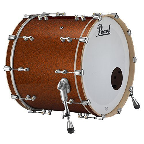 Pearl Music City Custom Pure 26"x18" Bass Drum w/o BB3 Mount Burnt Orange Glass (RFP2618BX/C447)