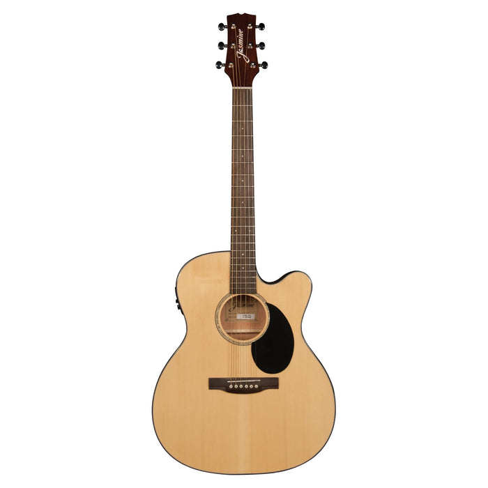 Jasmine Orchestra Style Acoustic Electric Guitar, Natural Finish (JO36CE-NAT-U)