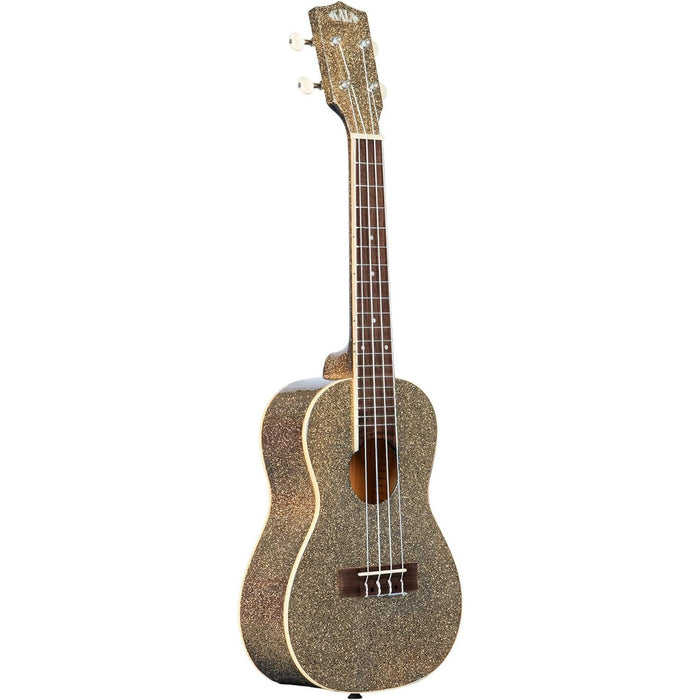 Kala Galaxy Black Sparkle Concert Ukulele (KA-SPRK-BLACK)